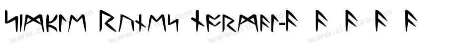Simple Runes Normal字体转换